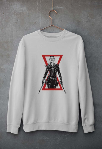 Black Widow Unisex Sweatshirt for Men/Women-Grey Melange-Ektarfa.online