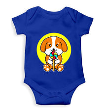 Load image into Gallery viewer, Puppy Kids Romper Kids Romper For Baby Boy/Girl-0-5 Months(18 Inches)-Royal Blue-Ektarfa.online
