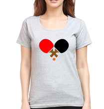 Load image into Gallery viewer, Table Tennie (TT) T-Shirt for Women-Grey Melange-Ektarfa.online

