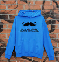 Load image into Gallery viewer, Mustache Unisex Hoodie for Men/Women-S(40 Inches)-Royal Blue-Ektarfa.online
