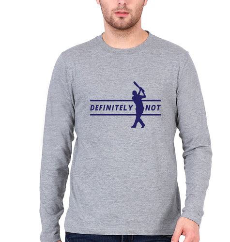 MS Dhoni Full Sleeves T-Shirt for Men-Grey Melange-Ektarfa.online