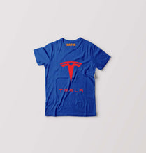 Load image into Gallery viewer, Tesla Kids T-Shirt for Boy/Girl-Royal Blue-Ektarfa.online
