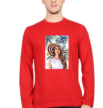 Load image into Gallery viewer, Lana Del Rey Full Sleeves T-Shirt for Men-S(38 Inches)-Red-Ektarfa.online
