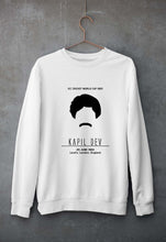Load image into Gallery viewer, Kapil Dev Unisex Sweatshirt for Men/Women-S(40 Inches)-White-Ektarfa.online
