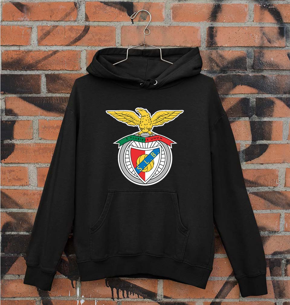 Benfica Unisex Hoodie for Men/Women-Black-Ektarfa.online