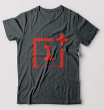 Load image into Gallery viewer, OnePlus T-Shirt for Men-Steel grey-Ektarfa.online
