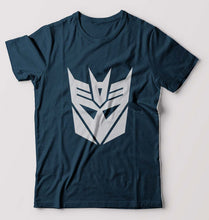 Load image into Gallery viewer, Decepticon Transformers T-Shirt for Men-S(38 Inches)-Petrol Blue-Ektarfa.online
