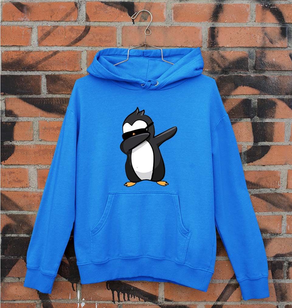 Dab Penguin Unisex Hoodie for Men/Women-Royal Blue-Ektarfa.online