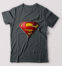 Load image into Gallery viewer, Superman Superhero T-Shirt for Men-Steel grey-Ektarfa.online
