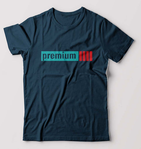 Premium T-Shirt for Men-Petrol Blue-Ektarfa.online