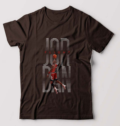 Michael Jordan T-Shirt for Men-Coffee Brown-Ektarfa.online