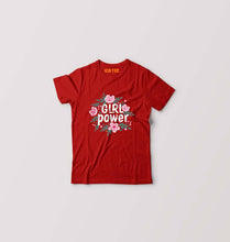 Load image into Gallery viewer, Feminist Girl Power Kids T-Shirt for Boy/Girl-0-1 Year(20 Inches)-Red-Ektarfa.online
