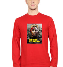 Load image into Gallery viewer, Hip-Hop Evolution Full Sleeves T-Shirt for Men-Red-Ektarfa.online
