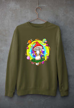 Load image into Gallery viewer, Mushroom Unisex Sweatshirt for Men/Women-Olive Green-Ektarfa.online

