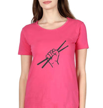 Load image into Gallery viewer, Drummer T-Shirt for Women-Pink-Ektarfa.online
