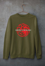 Load image into Gallery viewer, House of the Dragon Unisex Sweatshirt for Men/Women-Olive Green-Ektarfa.online
