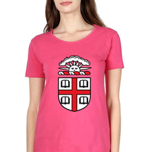 Load image into Gallery viewer, Brown University T-Shirt for Women-Pink-Ektarfa.online
