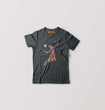 Load image into Gallery viewer, Badminton Kids T-Shirt for Boy/Girl-Steel grey-Ektarfa.online
