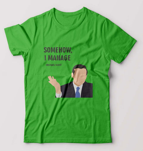 Michael Scott T-Shirt for Men-flag green-Ektarfa.online