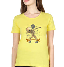 Load image into Gallery viewer, Dab Skull T-Shirt for Women-Yellow-Ektarfa.online

