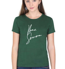 Load image into Gallery viewer, Nina Simone T-Shirt for Women-Dark Green-Ektarfa.online
