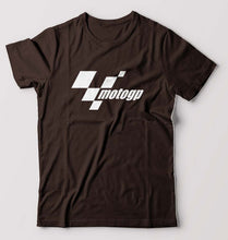 Load image into Gallery viewer, MotoGP T-Shirt for Men-S(38 Inches)-Coffee Brown-Ektarfa.online
