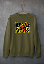Load image into Gallery viewer, Gym Beast Unisex Sweatshirt for Men/Women-S(40 Inches)-Olive Green-Ektarfa.online
