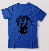 Load image into Gallery viewer, Tupac 2Pac T-Shirt for Men-S(38 Inches)-Royal Blue-Ektarfa.online
