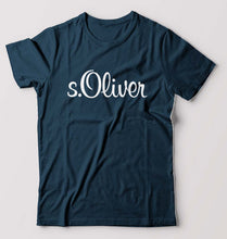 Load image into Gallery viewer, s.Oliver T-Shirt for Men-S(38 Inches)-Petrol Blue-Ektarfa.online
