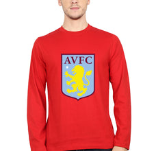 Load image into Gallery viewer, Aston Villa Full Sleeves T-Shirt for Men-Red-Ektarfa.online
