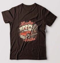 Load image into Gallery viewer, Poker T-Shirt for Men-S(38 Inches)-Coffee Brown-Ektarfa.online
