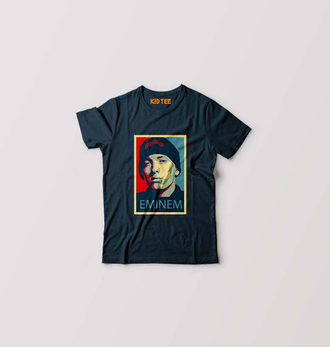 Eminem Kids T-Shirt for Boy/Girl-Petrol Blue-Ektarfa.online