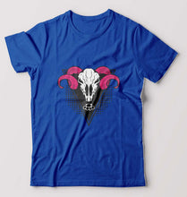 Load image into Gallery viewer, Ram Skull T-Shirt for Men-Royal Blue-Ektarfa.online
