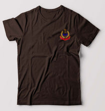 Load image into Gallery viewer, BSF Army T-Shirt for Men-S(38 Inches)-Coffee Brown-Ektarfa.online
