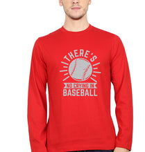 Load image into Gallery viewer, Baseball Full Sleeves T-Shirt for Men-Red-Ektarfa.online
