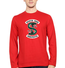 Load image into Gallery viewer, south side serpents riverdale Full Sleeves T-Shirt for Men-Red-Ektarfa.online
