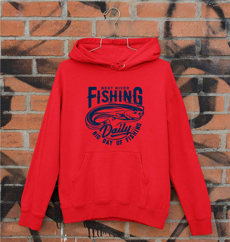 Fishing Unisex Hoodie for Men/Women-Red-Ektarfa.online