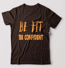 Load image into Gallery viewer, Gym Fit T-Shirt for Men-Coffee Brown-Ektarfa.online
