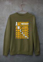 Load image into Gallery viewer, Awesome Unisex Sweatshirt for Men/Women-S(40 Inches)-Olive Green-Ektarfa.online
