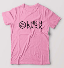 Load image into Gallery viewer, Linkin Park T-Shirt for Men-S(38 Inches)-Light Baby Pink-Ektarfa.online
