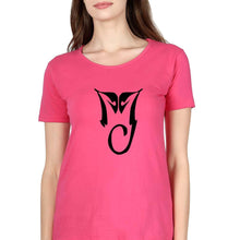 Load image into Gallery viewer, Michael Jackson (MJ) T-Shirt for Women-XS(32 Inches)-Pink-Ektarfa.online
