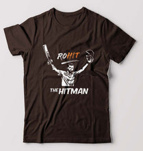 Load image into Gallery viewer, Rohit Sharma T-Shirt for Men-Coffee Brown-Ektarfa.online
