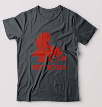 Load image into Gallery viewer, Rocket Raccoon Lazy Not Today T-Shirt for Men-Steel grey-Ektarfa.online
