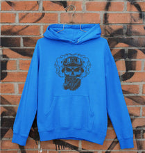 Load image into Gallery viewer, Skull Unisex Hoodie for Men/Women-S(40 Inches)-Royal Blue-Ektarfa.online
