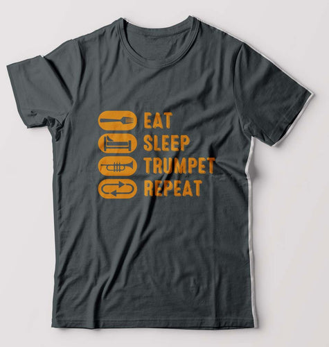 Trumpet T-Shirt for Men-Steel grey-Ektarfa.online