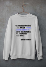 Load image into Gallery viewer, Dwight Schrute Unisex Sweatshirt for Men/Women-Grey Melange-Ektarfa.online
