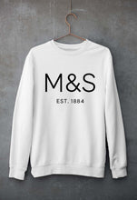 Load image into Gallery viewer, M&amp;S Unisex Sweatshirt for Men/Women-S(40 Inches)-White-Ektarfa.online
