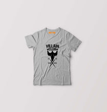 Load image into Gallery viewer, Villain Club Kids T-Shirt for Boy/Girl-0-1 Year(20 Inches)-Grey-Ektarfa.online
