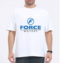 Load image into Gallery viewer, Force Motors Oversized T-Shirt for Men-White-Ektarfa.online
