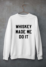 Load image into Gallery viewer, Whiskey Unisex Sweatshirt for Men/Women-S(40 Inches)-White-Ektarfa.online
